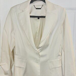 White House Black Market White Blazer Size 10